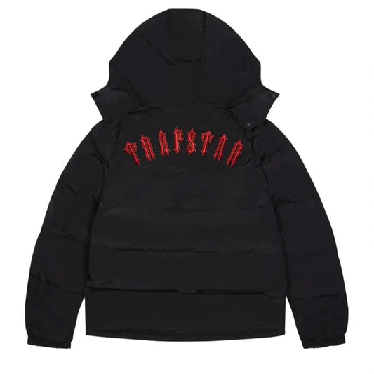 trapstar puffer black/red