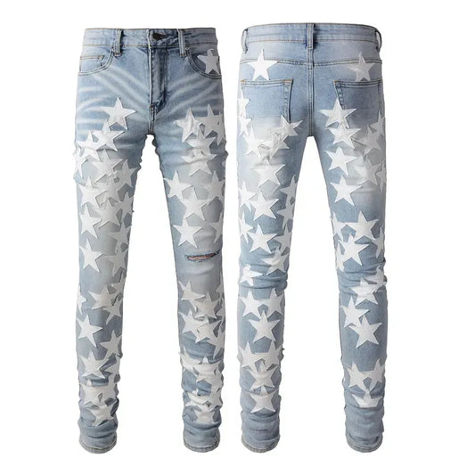 Amiri White Stars Jeans