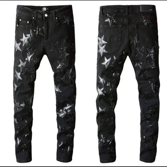 Amiri Black Stars Jeans